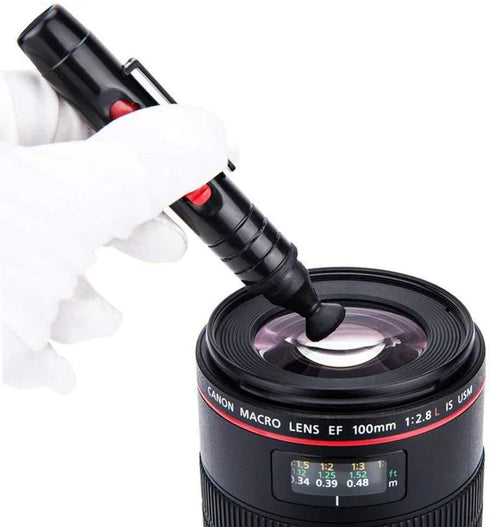 3IN1 Camera Cleaning Kit Suit with Dust Cleaner Brush, Air Blower, Wipes, and Clean Cloth for GoPro, Canon, Nikon