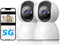 GUOANVISION 3MP Indoor Security Camera, 5G WiFi 360 Pan/Tilt Home Cameras for Baby