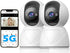 GUOANVISION 3MP Indoor Security Camera, 5G WiFi 360 Pan/Tilt Home Cameras for Baby
