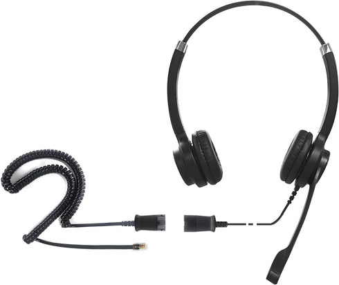 IPD IPH-255 Phone Headset with Noise Cancelling Microphone, Compatible with Cisco Landline Phones
