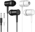 Generic 2Pack 3.5mm Wired Headphones Earbuds Wired Stereo in-Ear Headphones, Ideal for Music, Gaming, Online Classes