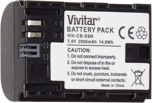 Vivitar VIV-CB-E6 Battery for Canon LP-E6