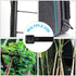 100pcs Heavy Duty Cable Zip Ties, 8 Inch Premium Plastic Wire Ties with 50 Pounds Tensile Strength, Black