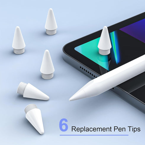 6 Pack Replacement Tips for Digiroot Stylus, Sensitive and Durable, Fast Charging 13 mins
