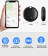 ZLYM IP67 Backpacks, Black-4) Air Tracker Tag Waterproof Bluetooth Tracker, Keychain Finder, Item Locator for Bags