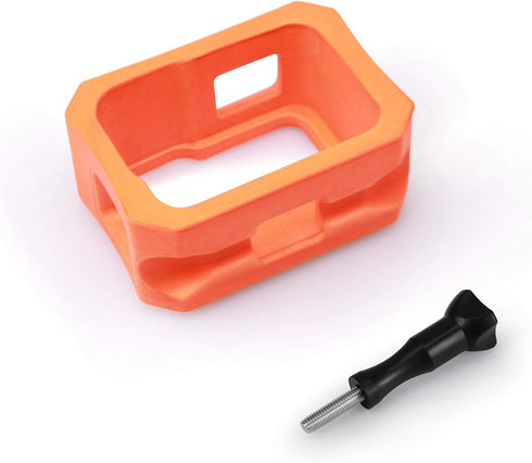 Floaty for GoPro Hero 11/Hero 10/Hero 9 - Float Housing Case Cover for Camera Anti-Sink Floating Accessory - Orange