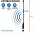 Meshnology 915MHz 10dBi 40cm V3 V4 32 (2PCS,Black) Meshtastic LoRa Antenna High Gain, Long Range SMA Male Omni Whip