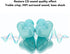 Jectse Wireless Earbuds, Heart Shaped Bluetooth Earbuds with Charging Case, Lightweight Noise Reduction Headphones