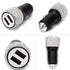 Dual USB Car Charger Bling Bling Handmade Rhinestones, Fast Charging Car Decor for iPhone, iPad Pro/Air, Samsung Galaxy