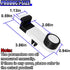 Tuxihapp 360 Car Phone Holder Mount for Air Vent - Stretchable Cell Phone Stand Car Mount with Rotation - Universal