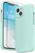 SURPHY Mint Green Compatible Case for iPhone 13 with Screen Protector, (Camera Protection + Soft Microfiber Lining),