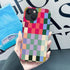SEized iPhone 14 Case, Colorful Checkerboard, Durable Protection for Girl, Women, Boy, Men