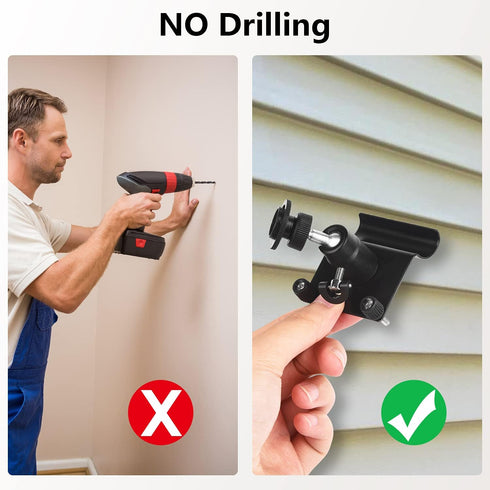 ALERTCAM 2Pack Vinyl Siding Mount for Blink Outdoor 4, 3rd Gen, XT, XT2, Adjustable Mounting Bracket
