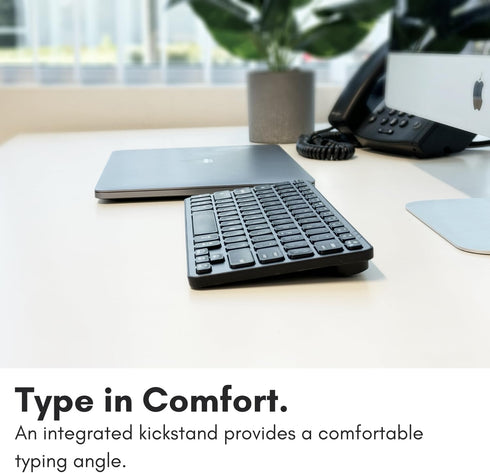 Macally Bluetooth Keyboard for Mac, Premium Multi Device Keyboard for MacBook Pro/Air, iMac, iPad, Laptop, and PC