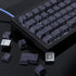 Tsungup Custom Keycaps, PBT Side Printed Keycap Set, 135 Keys Contour Line Keycaps for Cherry MX Switches, Black