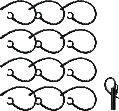 KMYZQDV 12Pcs Ear Hooks for Bluetooth Earpiece Universal Adjustable Hookz Clips Mount Over