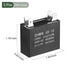 YOKIVE 3 Pcs CBB61 Run Capacitor, 450V AC 2.5uF 50/60Hz Double Insert Run Round Capacitor, Low Loss, Great for Washing Machines Motor (Black)