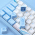Hyekit 137 Set PBT Keycaps Keys Melody of The Sea Keycap Dye-Sublimation Cute Keycaps XDA Profile for Cherry Gateron MX