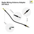 8Pin 2004-2018/Hyundai 2006-2008/Lincoln 2007-2014/Mercury 2006-2011, Radio Wiring Harness with Antenna Adapter and RCA