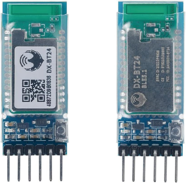 A Pair of DX-BT24-A Bluetooth Module BLE 5.1 for Arduino, Wireless Bluetooth RF Transceiver Serial Communication Module