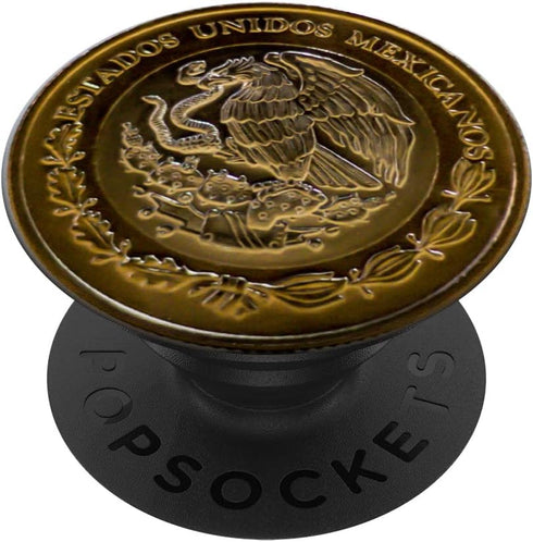 PopSockets Swappable PopGrip Mexican Peso Centavo Coin Gift Mexicano Mexico Tijuana Guey