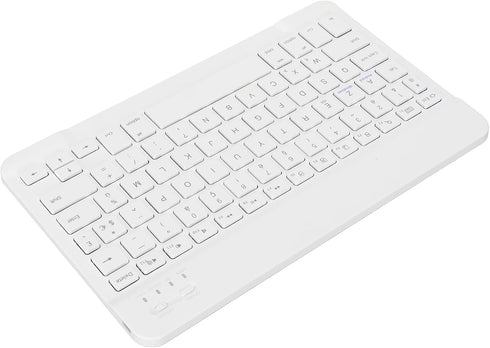 Sanpyl Keyboard, 10in Ultra Thin Bluetooth French AZERT Keyboard, Waterproof Multifunctional for Tablet Phone