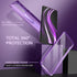 Dexnor Samsung Galaxy S21 Ultra Case - Built-in Screen Protector and Kickstand, Heavy Duty Protection, Purple