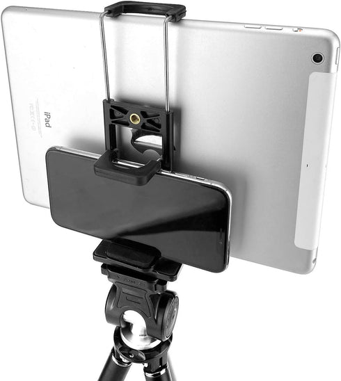 eCostConnection Acuvar 2 in 1 Universal Tablet Tripod Mount and Universal Smartphone Mount Holder
