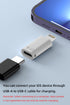 AreMe 2 Pack USB C/USB 3.0 Female to Lightning Male OTG Adapter for iPhone/iPad, supports USB devices like card