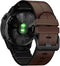 Abanen Watch Band for Garmin epix Pro 51mm / Fenix 8 51mm / Instinct 3 50mm, Soft Genuine Leather Hybrid Silicone Strap