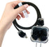 Kawaii Phone Cable Protector for iPhone 18W/20W USB-C Charger, Clear Soft Protective Case Data Line Cover, Black