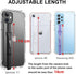2 PCS Silicone Phone Strap, Cell Phone Grip Loop Elastic Stretching Band Hand Finger Holder Secure Slim Universal for