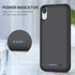 Battery Case for iPhone XR, 6800mAh Portable Charging Backup External Battery Pack - Black