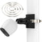 Universal Pole Mounting Bracket for Arlo Pro 2/3/4/Ultra/Essential/Wyze Cam Outdoor, 1 Pack (Black)