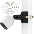 Universal Pole Mounting Bracket for Arlo Pro 2/3/4/Ultra/Essential/Wyze Cam Outdoor, 1 Pack (Black)
