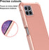 Ailiber Rose Gold Case for Boost Celero 5G Plus with Screen Protector, 2 Layer Structure Protection, Shockproof Bumper