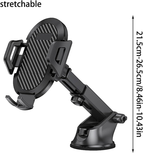 Generic 2026 360 Car Phone Holders for iPhone, Adjustable Metal Upgraded Suction Cup Phone Mount with Suction Cup