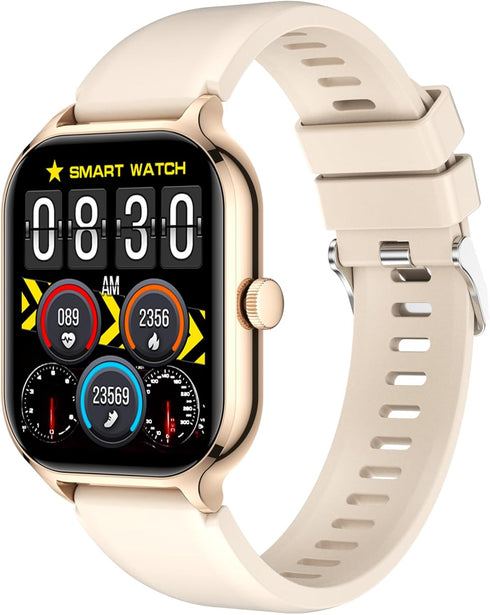 Smart Watch for Women Men, 2.01" IP67 Waterproof, Fitness Watch with Heart Rate Sleep Monitor, Steps Calories Counter