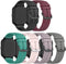 E ECSEM Bands for LIVIKEY 41MM, Sport Band Silicone Wristbands Replacement for Smart Watch for Men Women