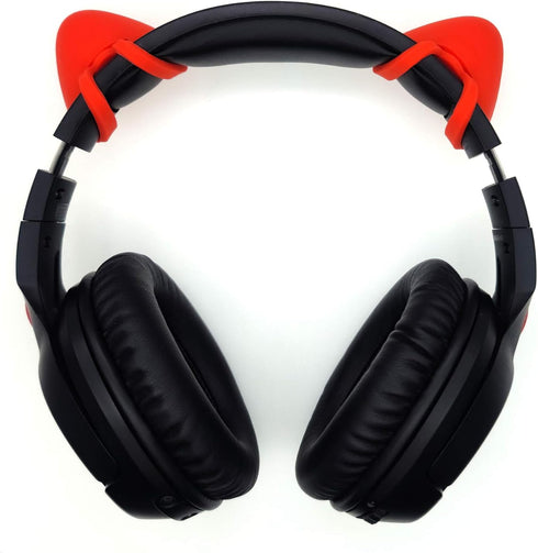 REEYEAR Cute Cat Ears for HypreX Cloud II/Cloud Stinger/Cloud Flight Headsets, Adjustable Attachment Straps for Gaming,