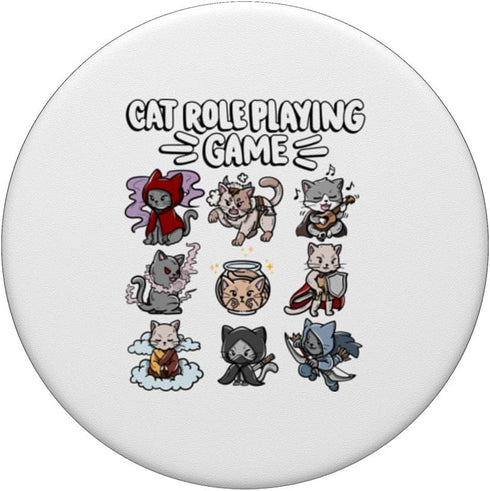 Cat Role Playing Game Cosplayer Costume Cute Cat PopSockets Standard PopGrip