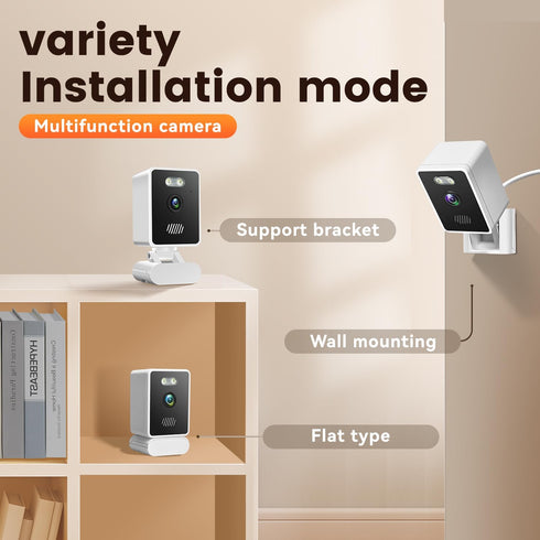 Indoor Security Camera for Baby Monitor, 1080P Home Security Camera with 2-Way Audio, Motion Detection, Night Vision