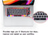 HRH Logic Pro X Shortcuts Hotkey Silicone Keyboard Cover for MacBook Pro 13 inch 2020 and 16" 2019 Models