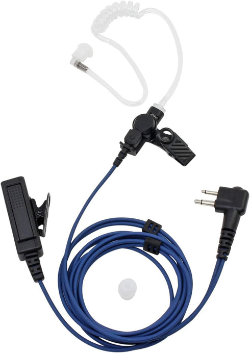 abcGoodefg 2 Pin Surveillance Earpiece Headset PTT Mic for Motorola 2 Way Radio CP200, CP185, CP200D, GP300, CLS1110,