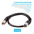 STEREN 3 ft RG8X Coaxial Coax Cable - Male to Male UHF Antenna Connector - 0.9 M 205-703