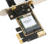 GOWENIC 6E PCIe Card, AW XB530NF MT7922 RZ616 2.4G 5G 6Ghz Tri Band Bluetooth 5.2 Network Card Adapter for Desktop PC