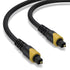 Amzpas 1M/3.3FT Optical Cable, Gold-Plated Digital Toslink Cable, SPDIF Cord Extension, Plug