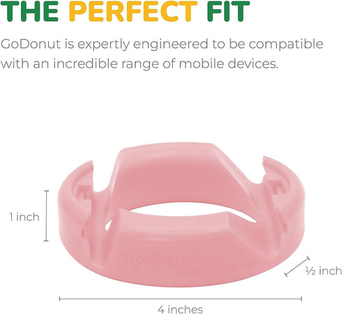 GoDonut Phone Stand Original - Cell Phone Holder + Tablet Stand Desk Organizer, Compatible with iPhone 16 15 14 Pro