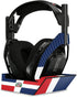 MightySkins Carbon Fiber Skin for Astro A50 Wireless Headphones + Base Station (Gen 4) - Dominican Flag | Durable Finish
