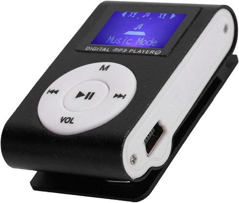 Yosoo Health Gear MP3 MP3 32GB Music Player Screen Clip Sports Player with Expansion Slot Aluminum Alloy Material